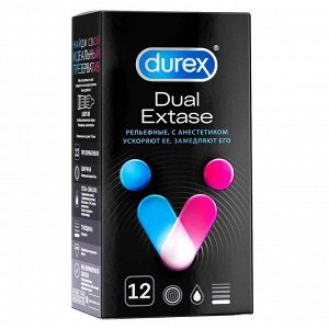 Презервативы Дюрекс Dual Extase №12	Рекитт Бенкизер Хэлс