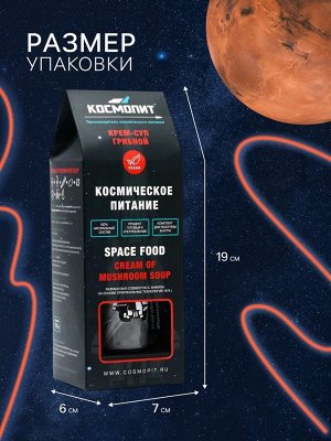 Космическое питание «Суп грибной», 165 г, в тюбике