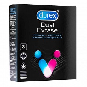 Презервативы Дюрекс Dual Extase №3	Рекитт Бенкизер Хэлс