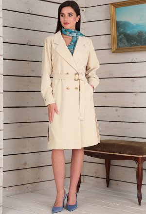 Плащ Viola Style 7463 песочный