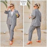 ЖЕНСКИЙ КОСТЮМ В РАЗМЕР ТКАНЬ ЛЕН