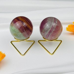 Шар из камня Флюорит на подставке