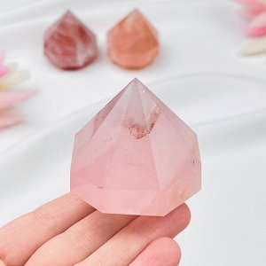Кристалл резной из Розового кварца