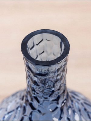 Ваза «Розмари» d=4.5 см, 27x16 см, стекло, синяя
