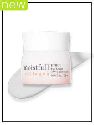 Etude Крем для кожи вокруг глаз увлажняющий с коллагеном Moistfull Collagen Eye Cream, 28 мл