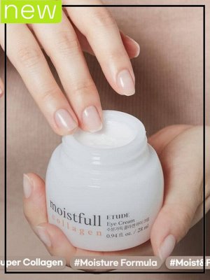 Etude Крем для кожи вокруг глаз увлажняющий с коллагеном Moistfull Collagen Eye Cream, 28 мл