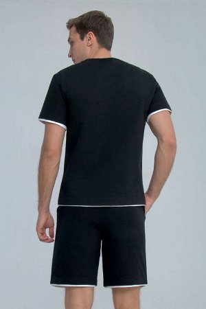 Арт. 63608 Комплект с шортами мужской 48-56 (5 шт)