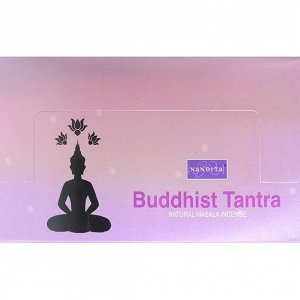 Nandita прямоуг. благовония Buddhist Tantra БУДДИЙСКАЯ ТАНТРА 15гр. блок 12 шт.
