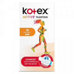 Котекс тампоны active нормал №16 (52.92.7)	Kimberly-Clark s.r.o