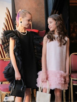 Платье нарядное детское MINAKU: PartyDress, розовое.