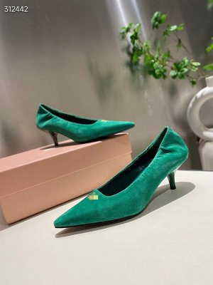 Туфли женские замшевые