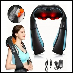 Массажер для шеи, плеч и тела Massager of Neck Kneading, роликовый