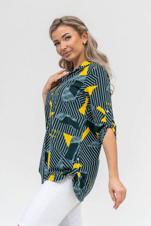 Рубашка Варианты расцветки: зеленый, синий
Ткань: кулирка, Состав: 100% хлопок
Женская стильная туника - рубашка выполнена из 100% хлопчатобумажного полотна. Новый дизайн и отличное качество делает из