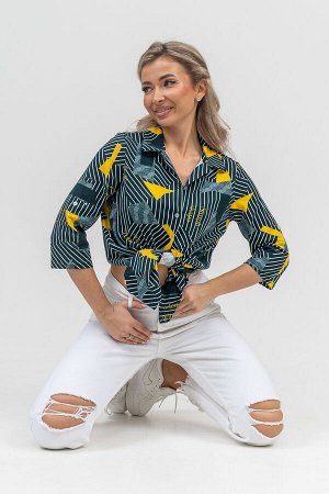 Рубашка Варианты расцветки: зеленый, синий
Ткань: кулирка, Состав: 100% хлопок
Женская стильная туника - рубашка выполнена из 100% хлопчатобумажного полотна. Новый дизайн и отличное качество делает из
