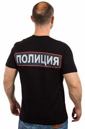 Футболка Крутая мужская футболка «Полиция» с портретами Жеглова и Шарапова. «Вор должен сидеть в тюрьме. Я СКАЗАЛ!» №295
