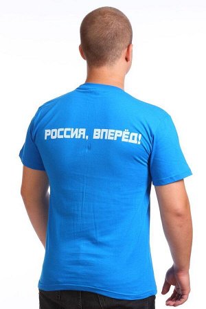 Футболка Яркая футболка с изображением Путина – лимитированная серия мужской одежды с патриотической символикой №185