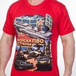 Футболка из авторской серии «Войска страны – ПВО». Детализированный принт с военной противовоздушной техникой №87