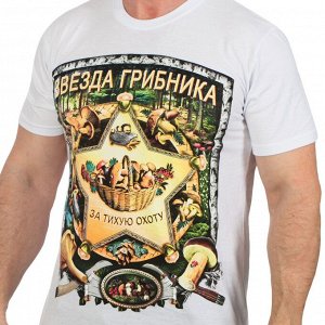 Футболка Футболка "Грибы"  №336 ОСТАТКИ СЛАДКИ!!!!