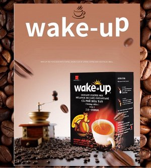 Растворимый кофе фирмы «Vinacafe». «Wake-up» со вкусом ЛЮВАКА 3в1