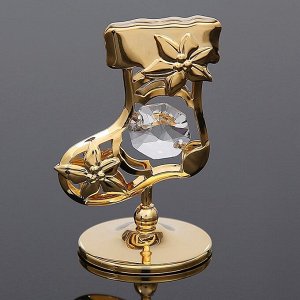 Сувенир «Сапожок», 3?3.5?5.5 см, с кристаллами