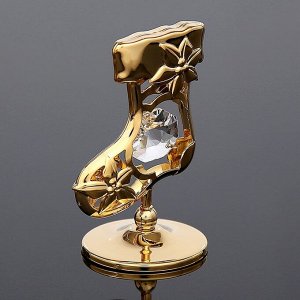 Сувенир «Сапожок», 3?3.5?5.5 см, с кристаллами