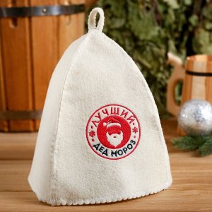 Подарочный набор "Новогодняя посылочка": шапка, коврик, 2 масла, мыло