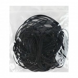 Банковская резинка 60 мм 50 г deVENTE TOTAL BLACK, черные