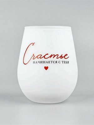 Стакан стеклянный «Счастье», 620 мл