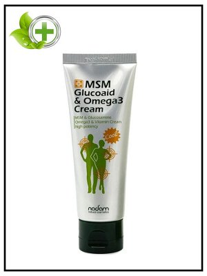 Массажный крем для тела с Глюкозамином и Омега-3 Корейский Cream Glucoaid&Omega3 Cool NADAM, 120 мл