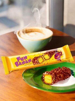 Батончик со вкусом банана FunBanan, 35 г