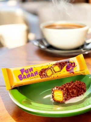 Батончик со вкусом банана FunBanan, 35 г