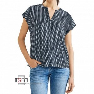 Блуза |Блуза прямого кроя из вискозы