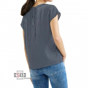 Блуза |Блуза прямого кроя из вискозы