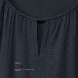 Топ|Топ&nbsp;&nbsp;с короткими&nbsp;&nbsp;рукавами и декоративной лентой с вырезом на шее