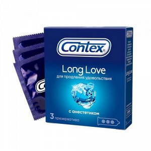 Презервативы Контекс Long Love из натур. латекса с анестетик. №3	Рекитт Бенкизер Хэлс