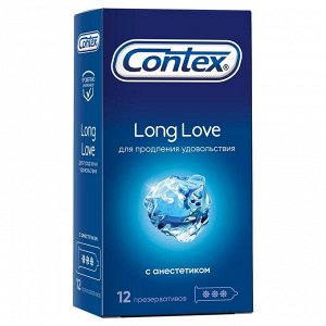 Презервативы Контекс Long Love из натуральн. латекса с анестетик. №12	Рекитт Бенкизер Хэлс