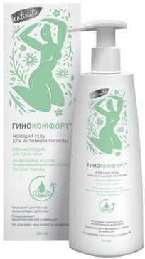 Гинокомфорт® гель моющий д/интим. гигиены Увлажняющий д/сухой кожи 200мл фл. и/у	Вертекс АО