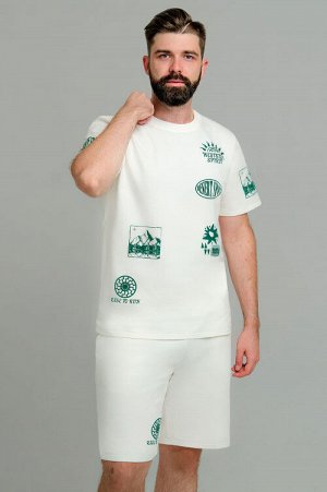Арт. 63610 Комплект с шортами мужской 48-56 (5 шт)