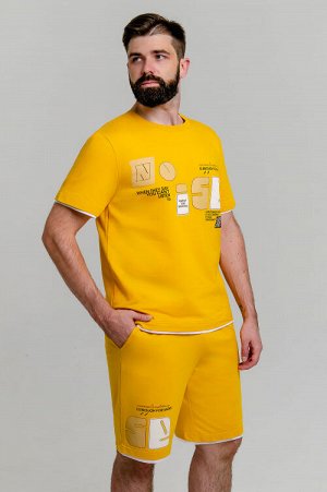 Арт. 63611 Комплект с шортами мужской 48-56 (5 шт)