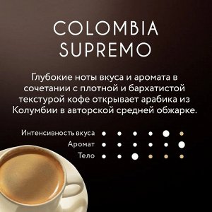 Кофе в зёрнах Jardin Colombia Supremo, арабика, 1 кг