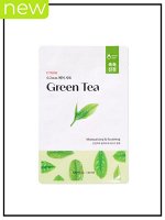 Etude Маска для лица с экстрактом зеленого чая 0.2 Air Mask Green Tea Moisturizing&amp;Soothing, 20 мл