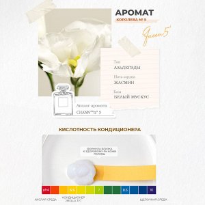 Jmella In France Queen 5' Hair Treatment Парфюмированная маска-кондиционер для ослабленных волос 500мл
