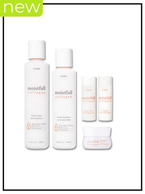 Etude Набор для ухода за кожей с коллагеном Set Skin Care Moistfull Collagen, 200мл/180мл/2*25мл/10мл