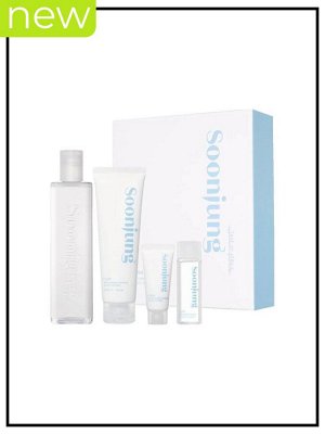 Etude Набор средств по уходу за кожей лица Soon Jung Skin Care Set 2 Kinds, 350мл+25мл+130мл+20мл