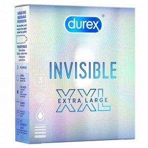 Презервативы Дюрекс Invisible ультратонкие XXL №3	Рекитт Бенкизер/Цинд