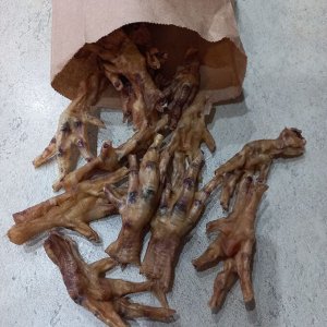 Лапки куриные, сушка