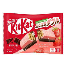 Шоколад Kit Kat Премиум двойной вкус-классический и клубничный, 116 гр. 1/24