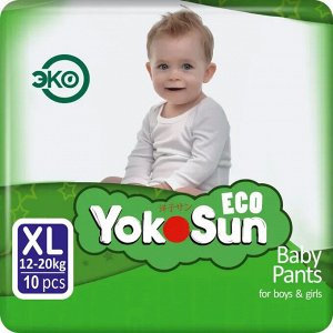 YokoSun ECO подгузники-трусики д/детей 12-20кг №10 (XL) (арт. A,B)	Xiamen Ailixing impo