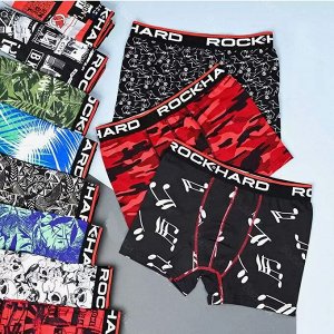 Цветные мужские трусы боксеры  Rock Hard ассорти