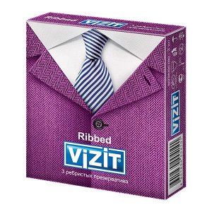 Презервативы Визит Ribbet №3 (ребристые)	Richter Rubber Techn